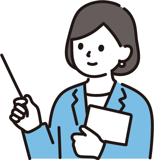 提案する女性